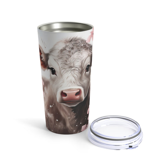 Calf In Cherry Blossoms *CW127 Tumbler