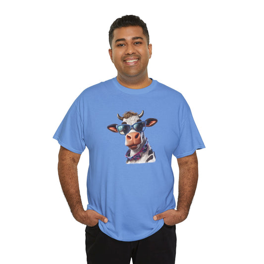 Cow with Dark Sunglasses *CW107 T-Shirt