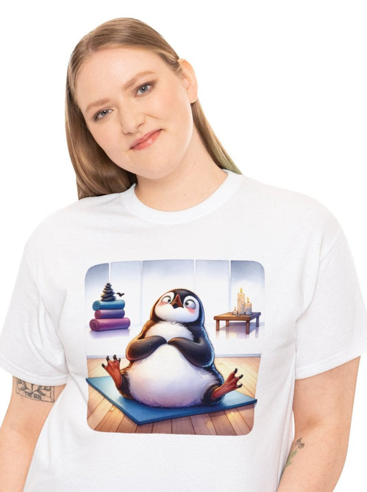 Yoga Time Penguin T-Shirt