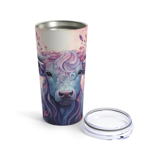 Magical Forest Highlander Cow *CW145 Tumbler