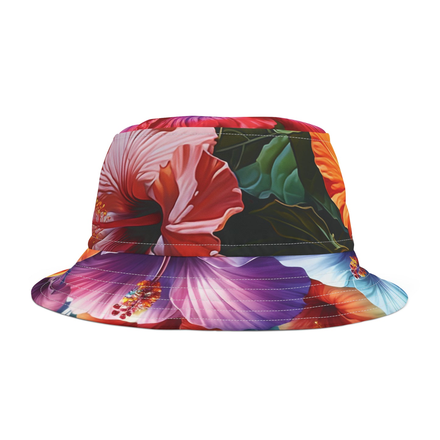 Tropical Hibiscus Flower Bucket Hat