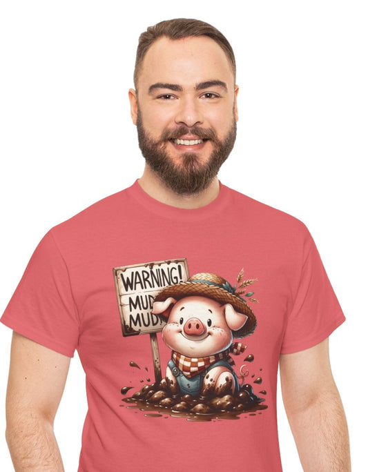 Pig Happy In The Mud *T-Shirt