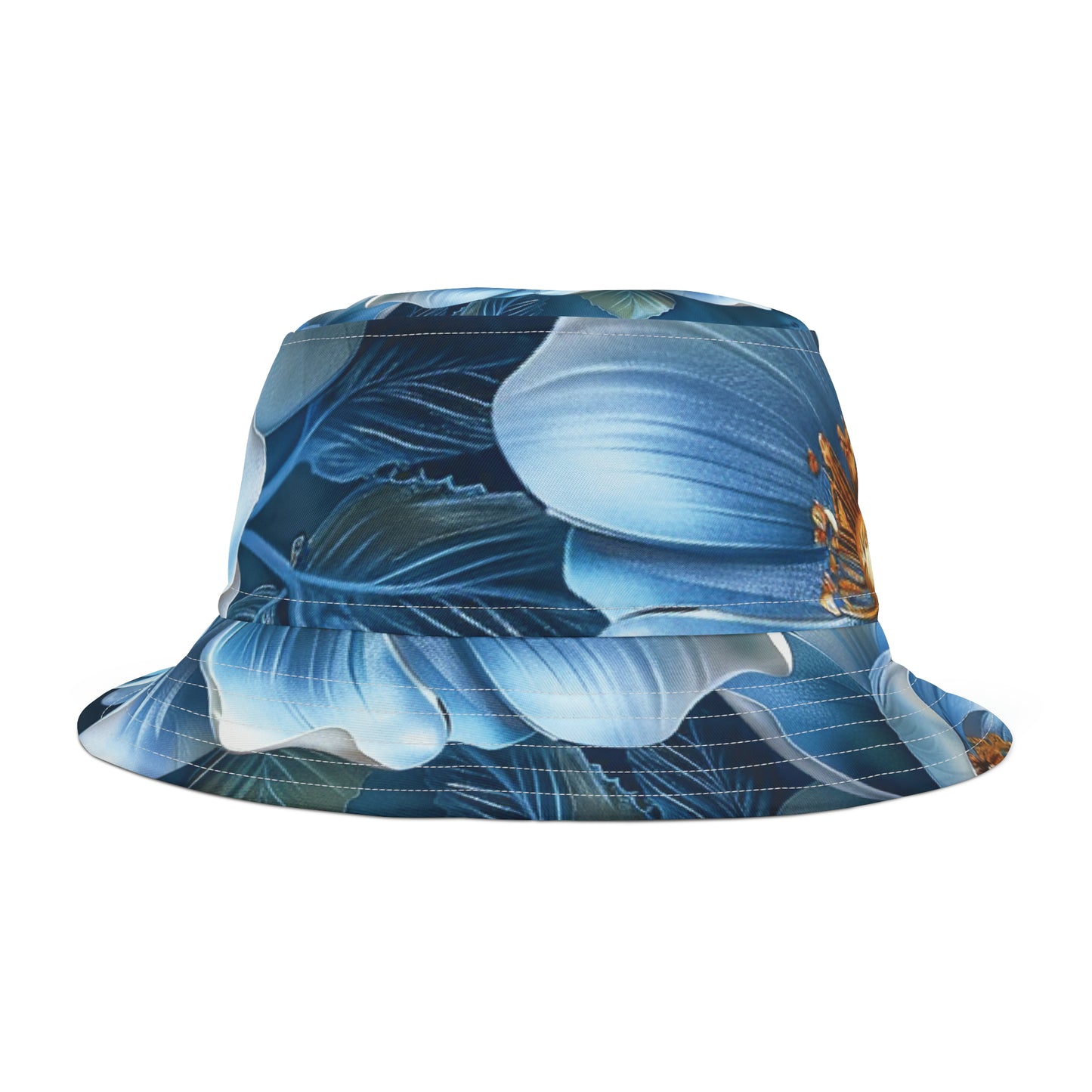 Beautiful Blue Flowers Bucket Hat