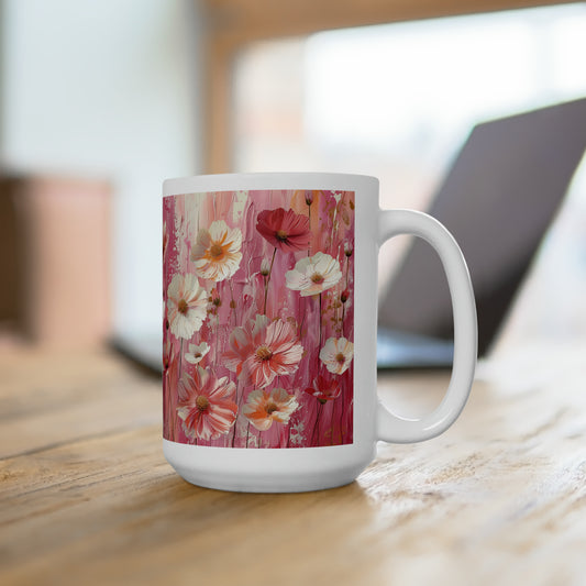 Pink Morning Ceramic Mug 15oz