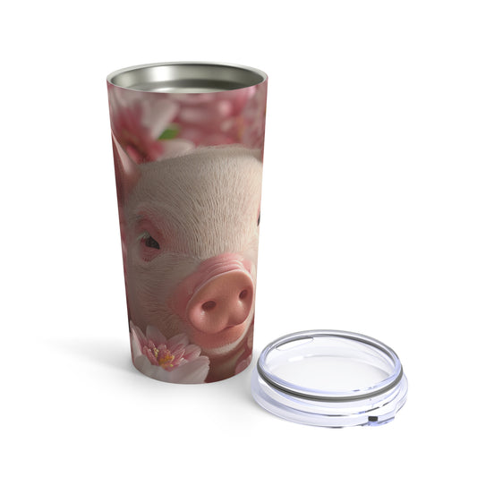 Piggy In The Flowers *Tumbler