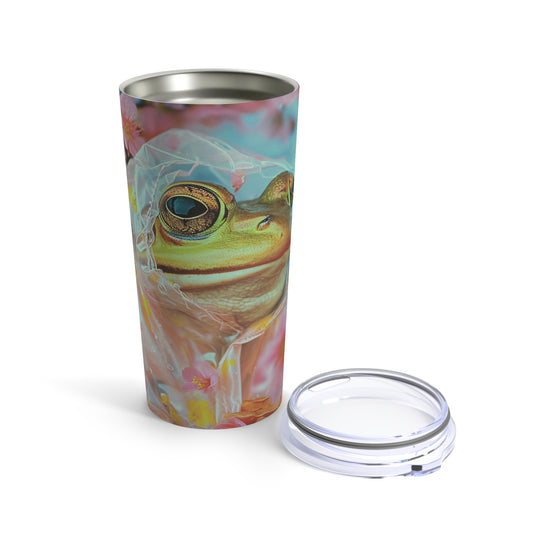 April Showers Frog *Insulated Steel Body Tumbler Cup