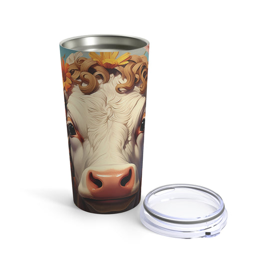 Cow Surround By Flowers *CW125 Tumbler