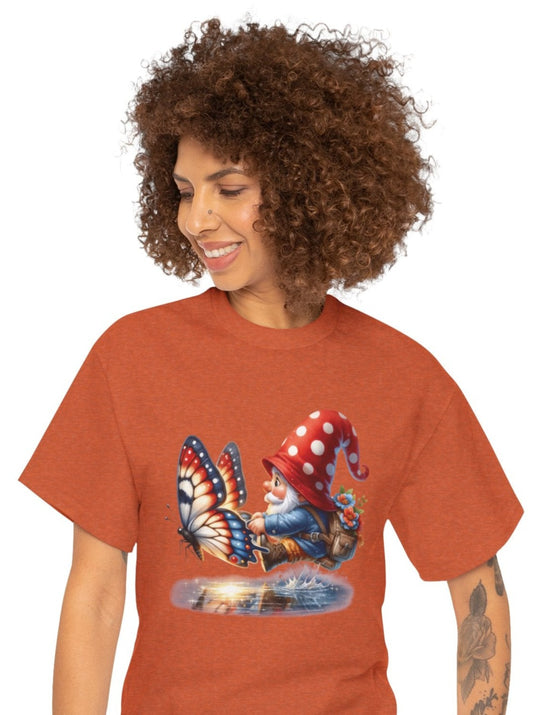 Butterfly Rider Gnomie T-Shirt