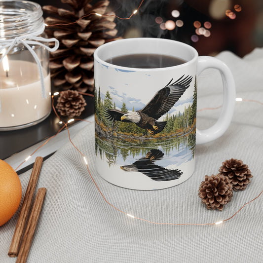 Eagle Flying In The Wild *Coffee Mug