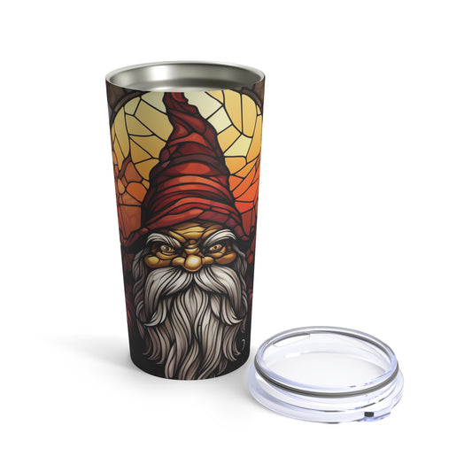 Stained Glass Gnome  *Insulated Steel Body Tumbler Cup