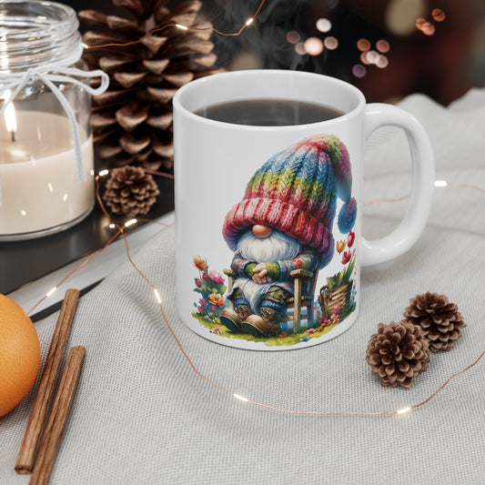 Enjoy the Morning Gnome Mug