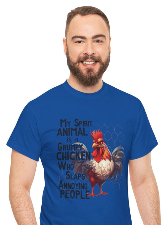 My Spirit Animal is a Grumpy Chicken *Fun & Quirky T-Shirt