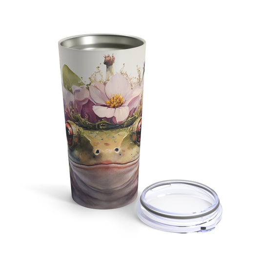 Frog With A Crown of Flowers Tumbler