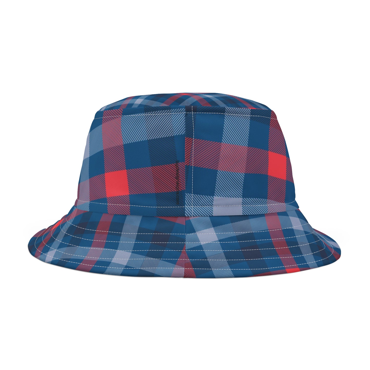 Scottish Plaid *Blue-Red-White Bucket Hat