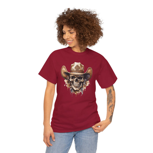 Country Forever Skull & Cowboy Hat T-Shirt