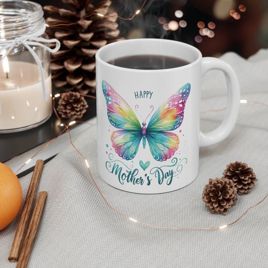Happy Mother Day Butterfly Coffee Mug