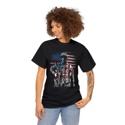 Soldier & Flag T-Shirt