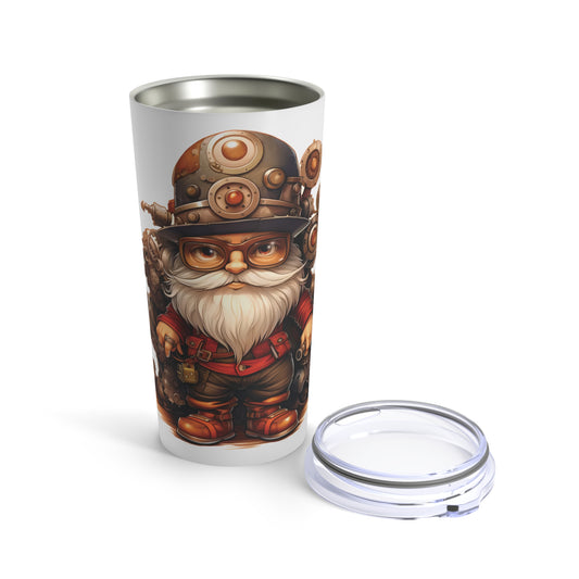 Steampunk Gnome *Insulated Steel Body Tumbler Cup