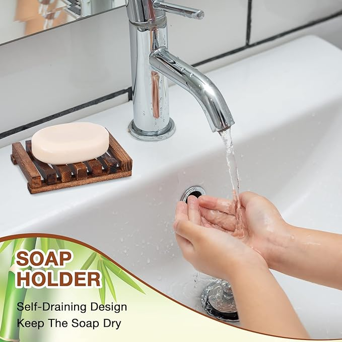 BDS Natural Wood Soap Saver Tray (1 Tray)