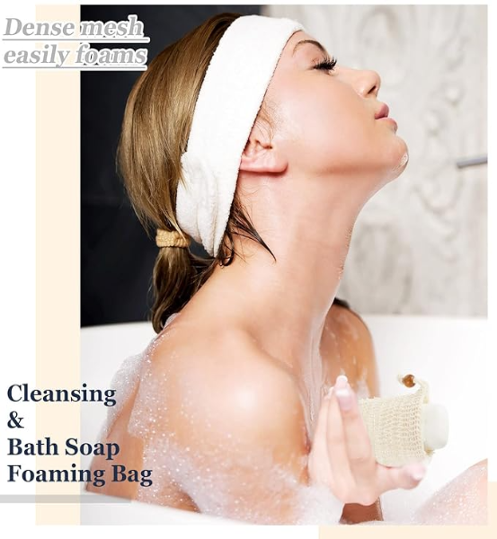 BDS Organic Soap Saver Exfoliating Pouch (Pack of 3 or 5)
