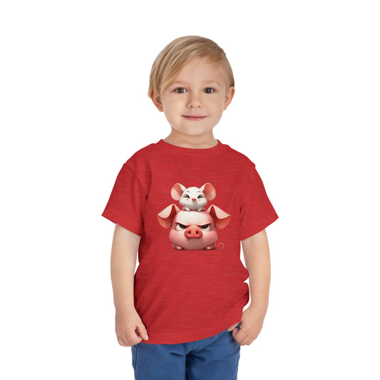 Mouse & Pig Toddler Tee