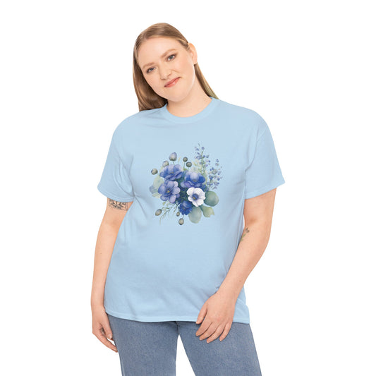 Blue Flowers T-Shirt #1