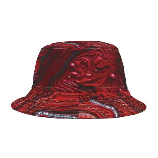 Intense Red Rock Bucket Hat