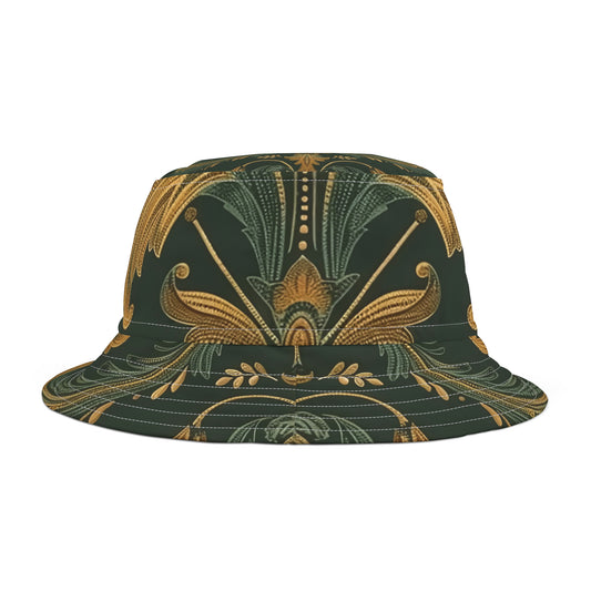 Black & Gold Royal Bucket Hat