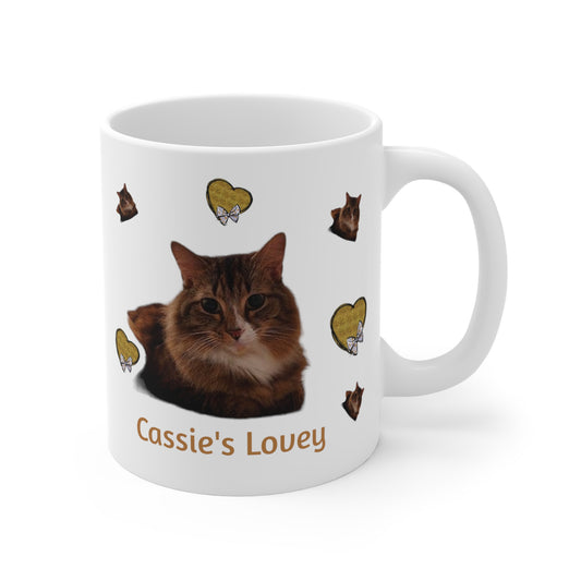 Cassie's Lovey Cat Mug (Donna) *Thanks 4 Your Order