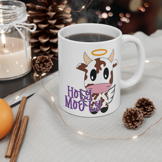 Holy Moo-Ly Coffee Mug