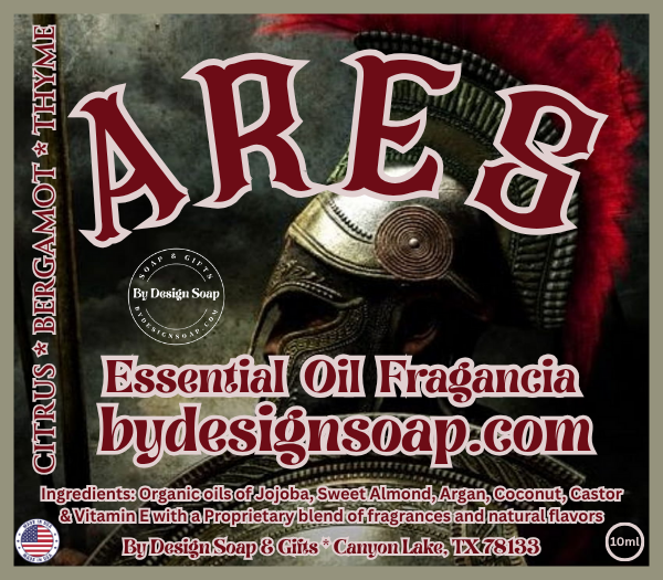 Ares * Essential Oil Body Fragrance (10ml)