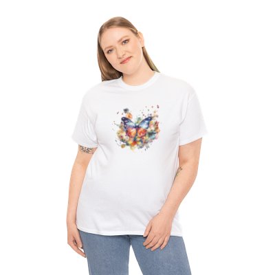 BDG Choice Butterflies & Flowers T-Shirt