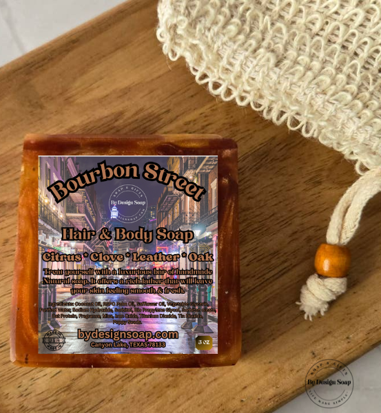 Bourbon Street *Handmade Glycerin Soap (5oz)