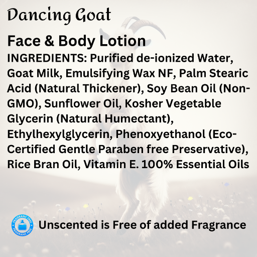 BDS Goats Milk Face & Body Lotion *Unscented (8oz)