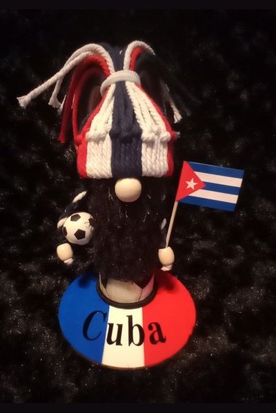 Cuban Futbol Gnome 6.5" Tall
