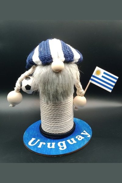 Uruguay Futbol Gnome 6" Tall