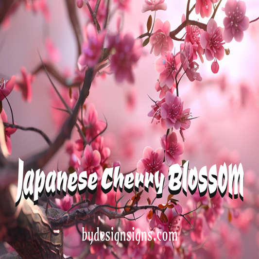 BDG Japanese Cherry Blossom *9oz Soy & Wax Candle, Amber Jar & Wood Wick
