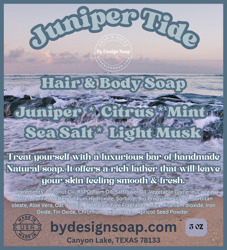 Juniper Tide *Handmade Glycerin Soap (5oz)