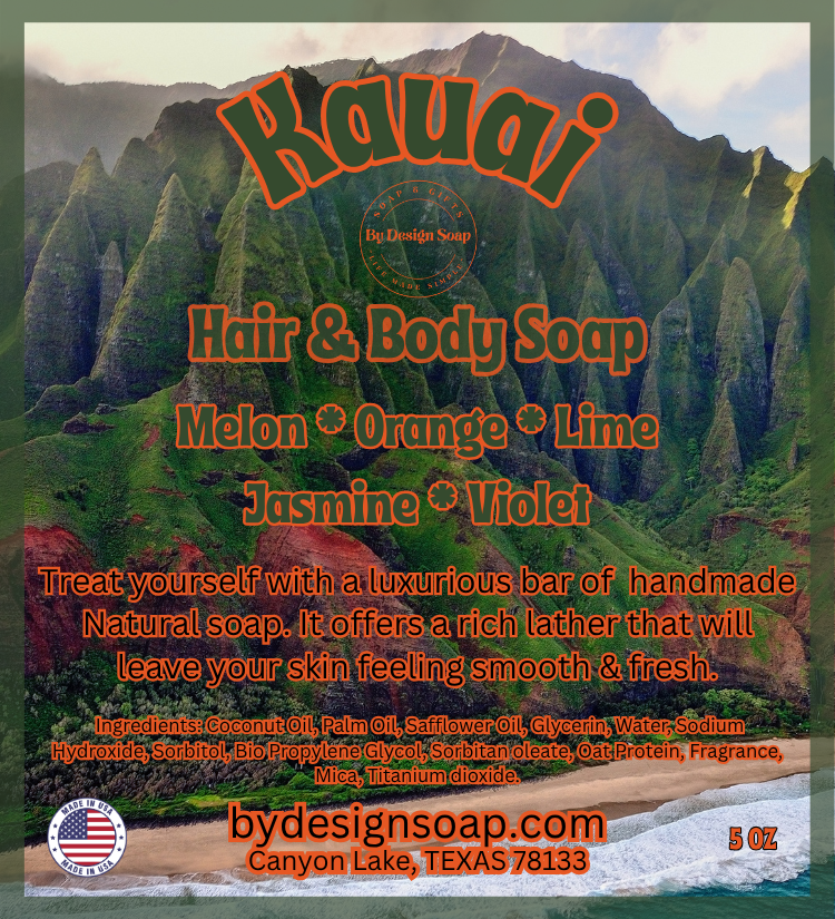 Kauai *Handmade Glycerin Soap (5oz)