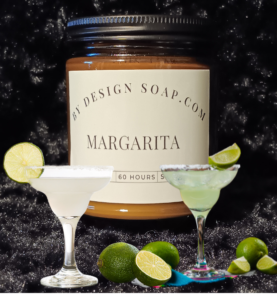 BDS Margarita *9oz Amber Jar Candle, Wood Wick
