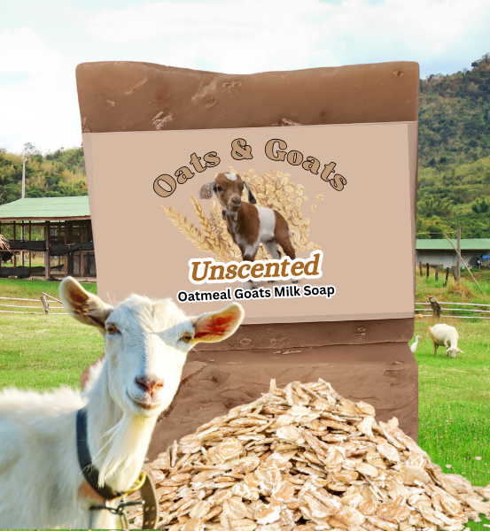 BDS Unscented Oatmeal Goat Milk Soap *Vivid Natural Soap (4oz)