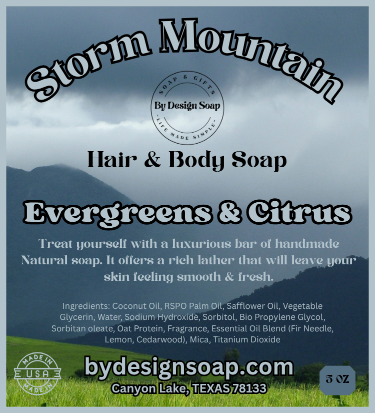 Storm Mountain *Handmade Glycerin Soap (5oz)