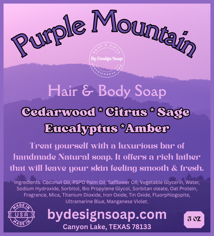 Purple Mountain *Handmade Glycerin Soap (5oz)