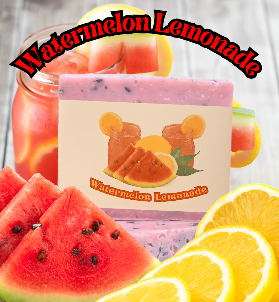 BDS Watermelon Lemonade *Handmade Natural Soap (4oz Bar)