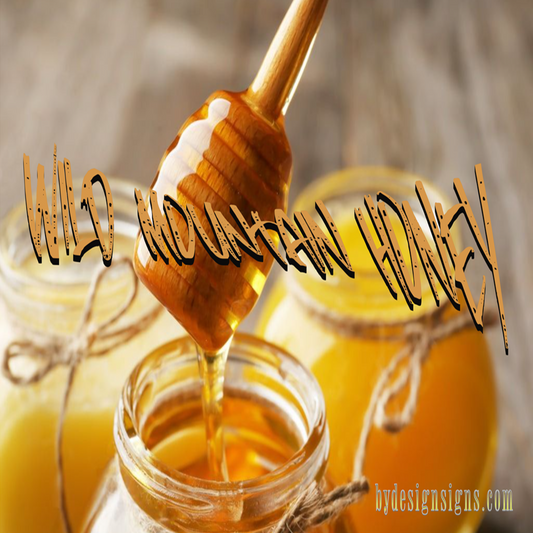 BDG Wild Mountain Honey *9oz Soy & Wax Candle, Amber Jar & Wood Wick