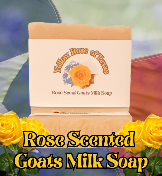 BDS Yellow Rose of Texas *Homemade Goats Milk Natural Soap (4oz)