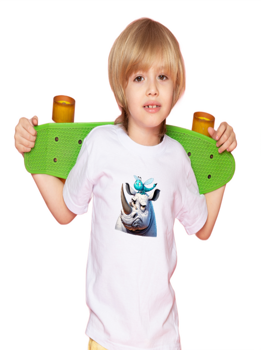 Rhino & Dragonfly Kids T-Shirt