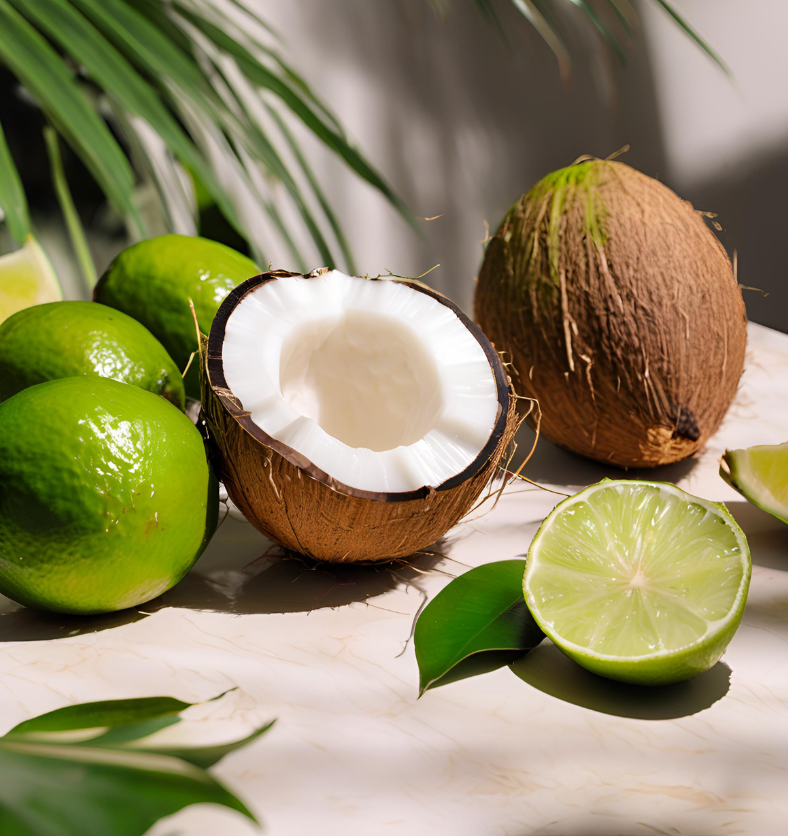 BDS Coconut Lime *9oz Amber Jar Candle, Wood Wick
