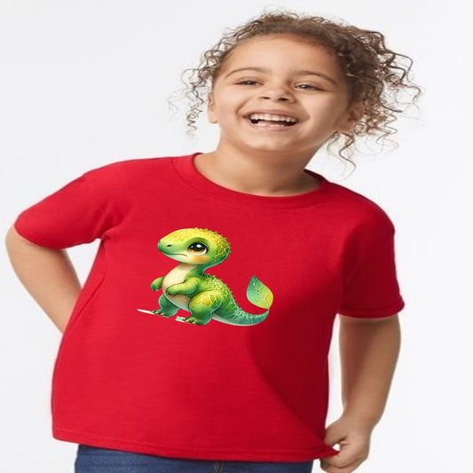 Cutie Green Dinosaur *Toddler T-Shirt