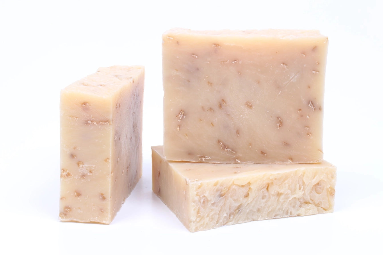 Unscented Oatmeal Goat Milk Soap *Vivid Natural Soap (4oz)